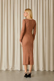 VESTIDO MIDI STEPHANY LUREX COLEÇÃO INVERNO 26
