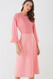 VESTIDO DUO MIDI PUNHO LARGO AGILITA INVERNO 2019