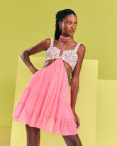 VESTIDO CURTO BOJO BORDADO COLEÇÃO VERÃO 23