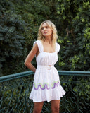 VESTIDO BORDADO EM ONDAS COLEÇÃO VERÃO 22