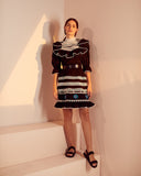 MINI VESTIDO ALGODÃO BORDADO ASTECA COLEÇÃO INVERNO 21