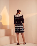 MINI VESTIDO ALGODÃO BORDADO ASTECA COLEÇÃO INVERNO 21