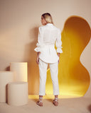 CALÇA ALFAIATARIA SOBRE SAIA COLEÇÃO VERÃO 22