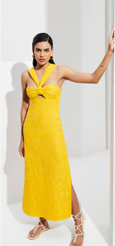 VESTIDO LISTRADO METALIZADO COLEÇÃO VERÃO 23