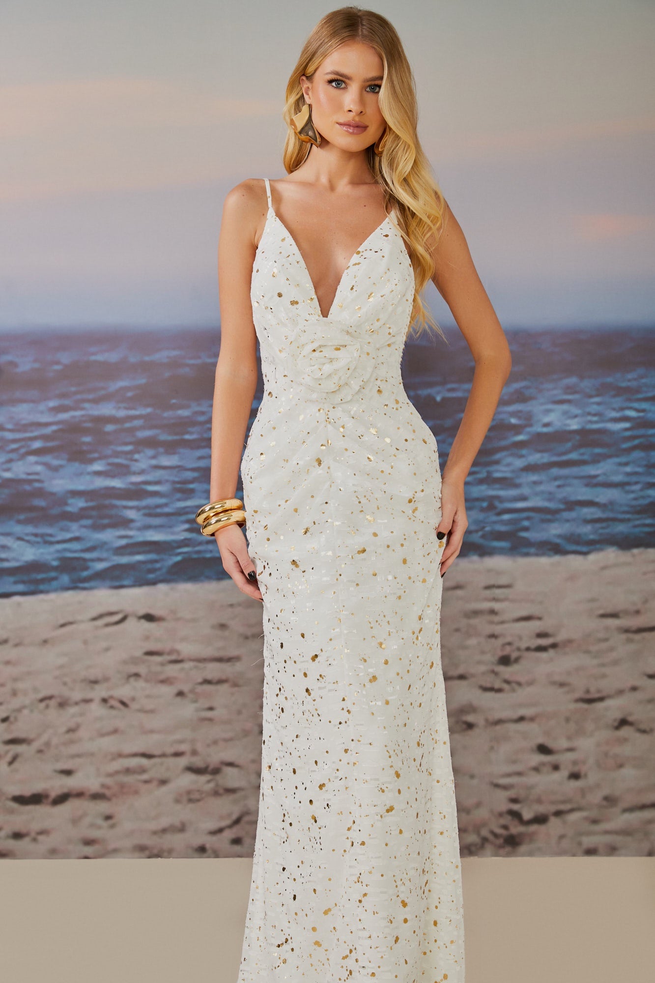 VESTIDO LONGO MARIA FLOR COLEÇÃO ALTO VERÃO 25