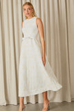 VESTIDO MIDI ROMANA CINTO LAÇO COLEÇÃO INVERNO 26