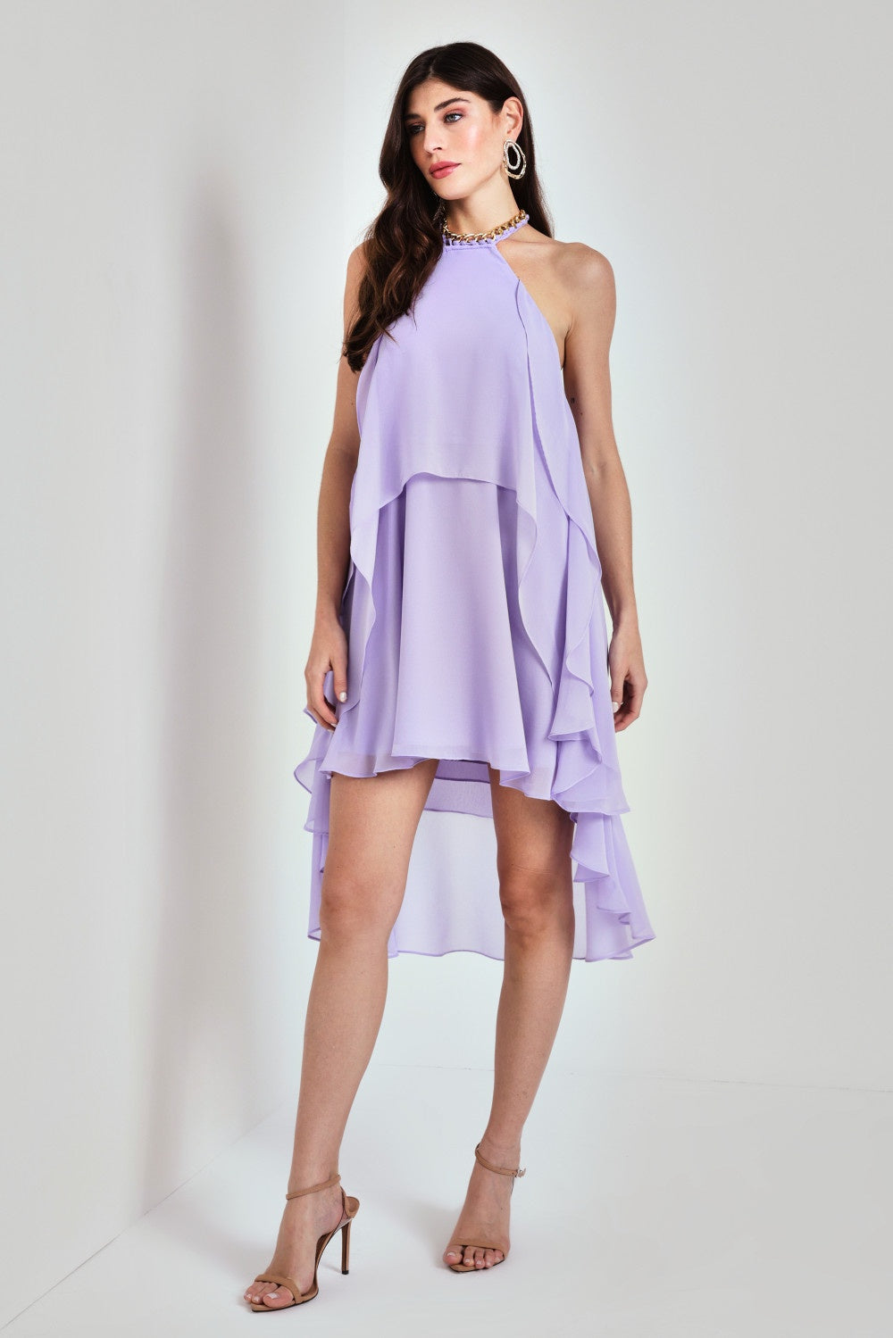 VESTIDO OCEANO EM CAMADAS COLEÇÃO VERÃO 26