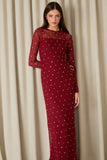 VESTIDO LONGO AMANDA BORDADO COLEÇÃO INVERNO 26