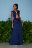 VESTIDO LONGO OLIVIA ABERTURA FRONTAIS COLEÇÃO VERÃO 26