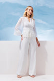 BLUSA BABADOS E DECOTE DE RENDAS COLEÇÃO VERÃO 27
