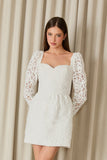 VESTIDO CURTO LISE RENDA VELUDO COLEÇÃO INVERNO 26