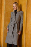 TRENCH COAT ESTAMPA PIED POULE COLEÇÃO INVERNO 26