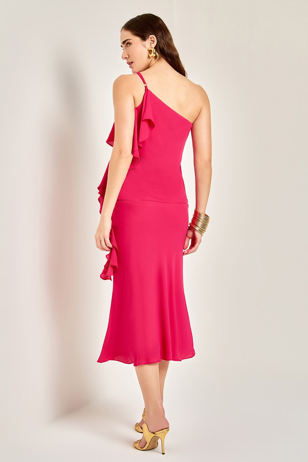 CONJUNTO DE SAIA MIDI E REGATA TUCANO COLEÇÃO VERÃO 25