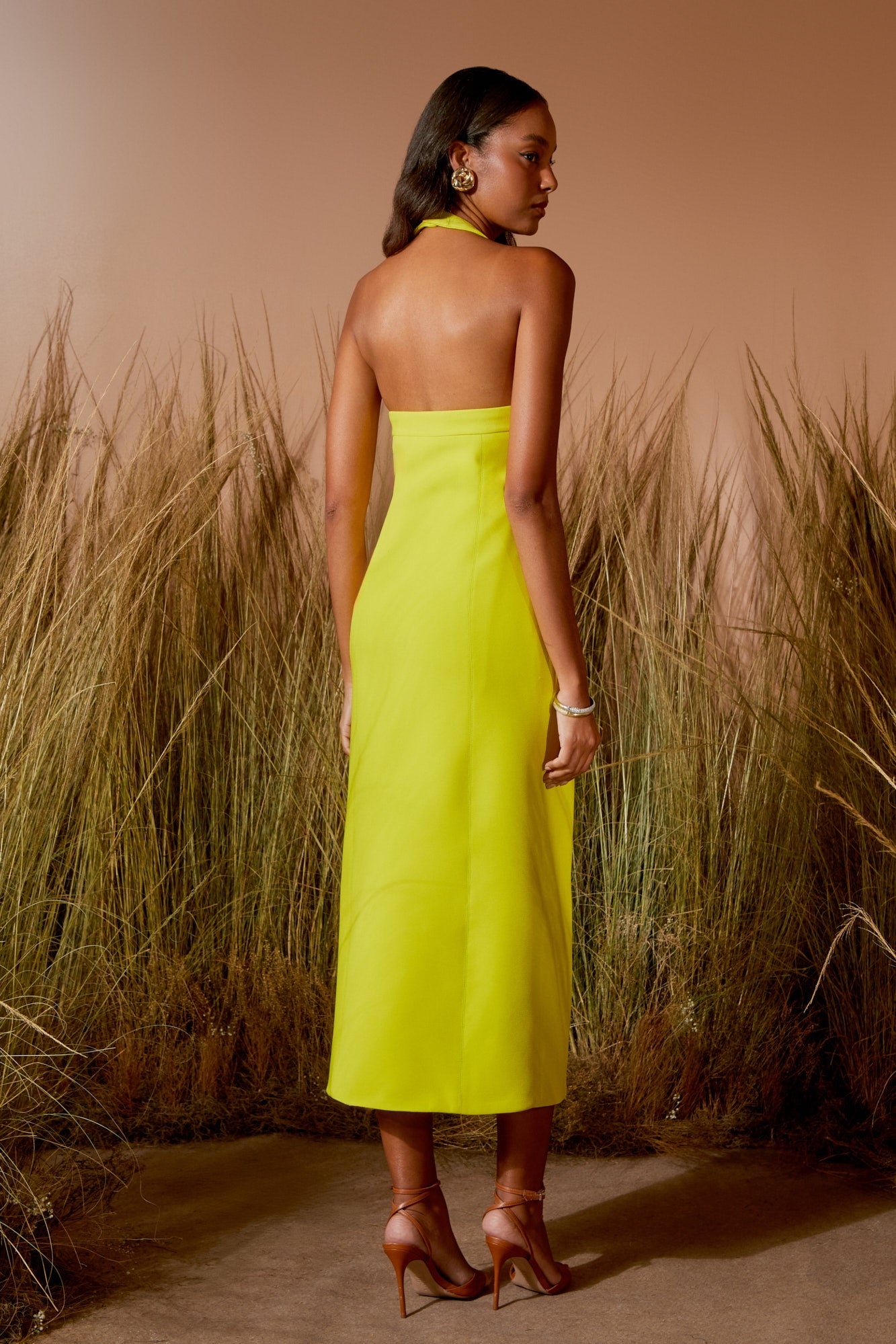 VESTIDO MIDI RECORTE ZIPER COLEÇÃO VERÃO 26