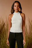 BLUSA TRICOT CAVA  AMERICANA COLEÇÃO VERÃO 26
