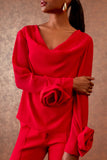 BLUSA FLOR MANGA COLEÇÃO INVERNO 25