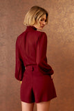 SHORT PREGAS CREPE COLEÇÃO INVERNO 25