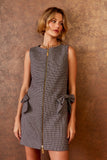 VESTIDO CURTO CLERICOT LAÇOS COLEÇÃO INVERNO 25