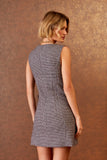 VESTIDO CURTO CLERICOT LAÇOS COLEÇÃO INVERNO 25