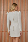 VESTIDO CURTO LARA MANGA LONGA COLEÇÃO INVERNO 25