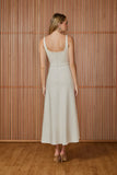VESTIDO MIDI LORENA FLORES APLICADAS COLEÇÃO INVERNO 25