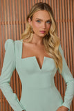 VESTIDO CURTO LAIS MANGA LONGA COLEÇÃO INVERNO 25