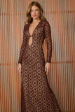 VESTIDO LONGO AMBER ABERTURA GOTA COLEÇÃO INVERNO 25