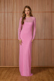VESTIDO LONGO CANDICE TULE BORDADO COLEÇÃO INVERNO 25