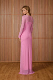 VESTIDO LONGO CANDICE TULE BORDADO COLEÇÃO INVERNO 25