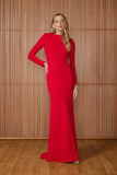 VESTIDO LONGO BEATRICE DECOTE COSTAS COLEÇÃO INVERNO 25