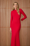 VESTIDO LONGO BEATRICE DECOTE COSTAS COLEÇÃO INVERNO 25