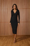 VESTIDO MIDI AMANDA TRICOT COLEÇÃO INVERNO 25