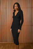 VESTIDO MIDI AMANDA TRICOT COLEÇÃO INVERNO 25