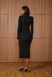 VESTIDO MIDI AMANDA TRICOT COLEÇÃO INVERNO 25