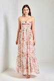 VESTIDO LONGO FLORAL DOS SONHOS COLEÇÃO VERÃO 26