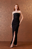 VESTIDO LONGO BOJO PAETE DEGAGE COLEÇÃO INVERNO 25