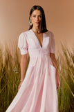 VESTIDO MIDI PALA CINTURA COLEÇÃO VERÃO 26