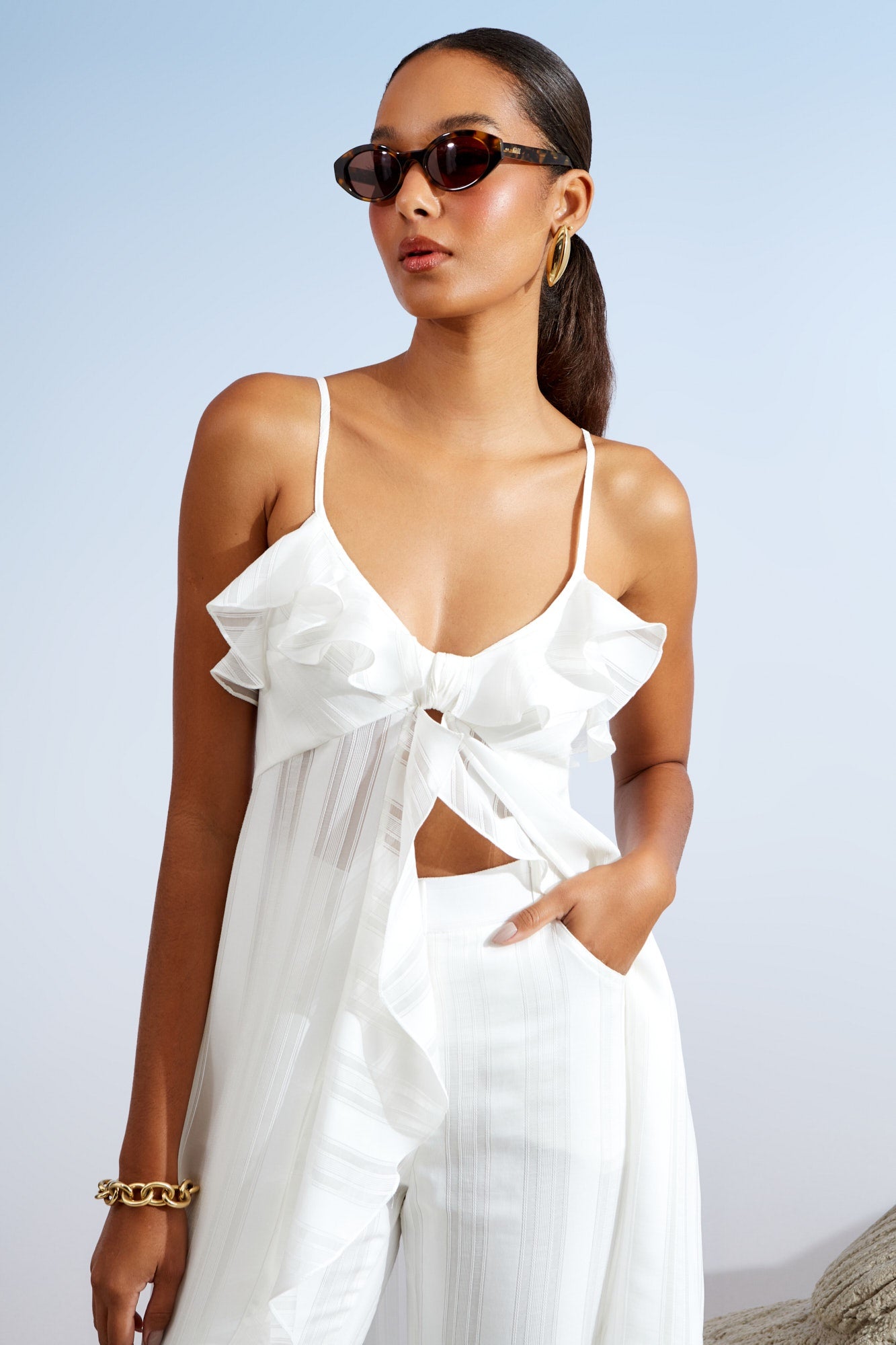 TUNICA BRANNE ABERTURA FRENTE COLEÇÃO ALTO VERÃO 26