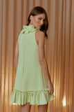VESTIDO CURTO BABADO GOLA COLEÇÃO VERÃO 25