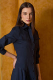 VESTIDO MIDI RECORTE CINTURA COLEÇÃO INVERNO 26