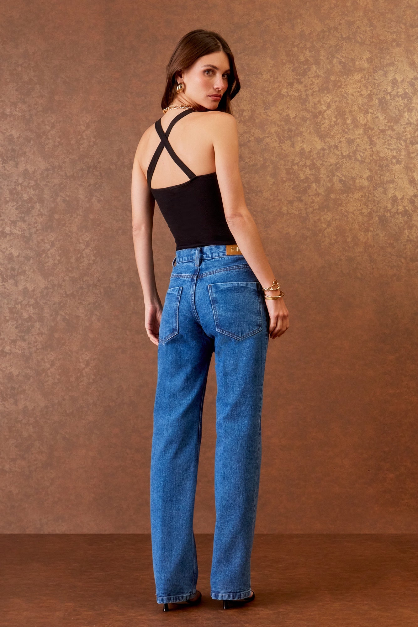 CALÇA JEANS RETA COLEÇÃO INVERNO 25