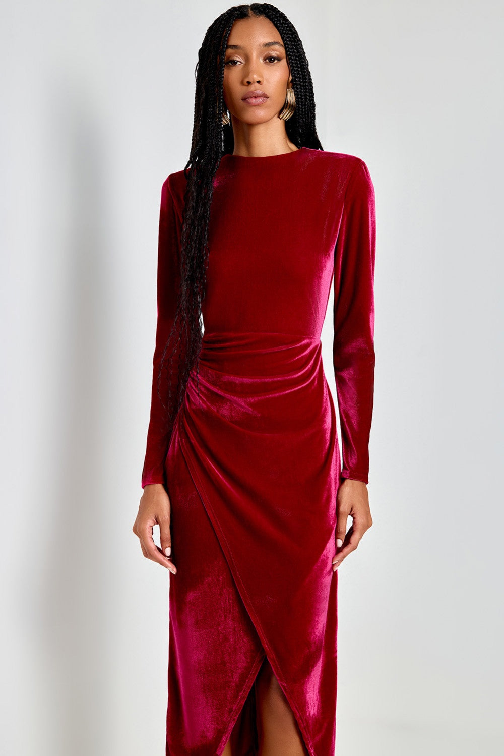 VESTIDO MIDI VIOLA COLEÇÃO INVERNO 25