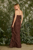 VESTIDO LONGO GABRIELA BABADO COLEÇÃO VERÃO 27