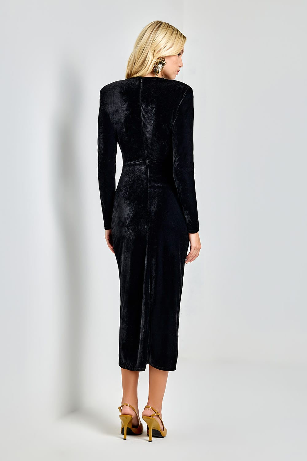 VESTIDO MIDI VIOLA COLEÇÃO INVERNO 25
