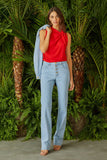 CALÇA JEANS BOTÕES COLEÇÃO VERÃO 24