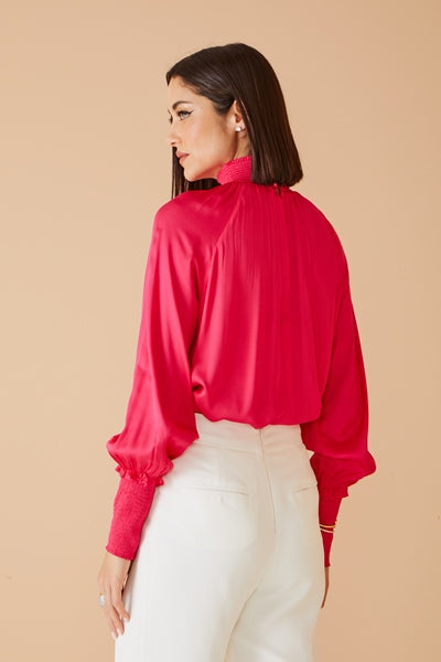 BLUSA GOLA ALTA LASTEX COLEÇÃO INVERNO 23