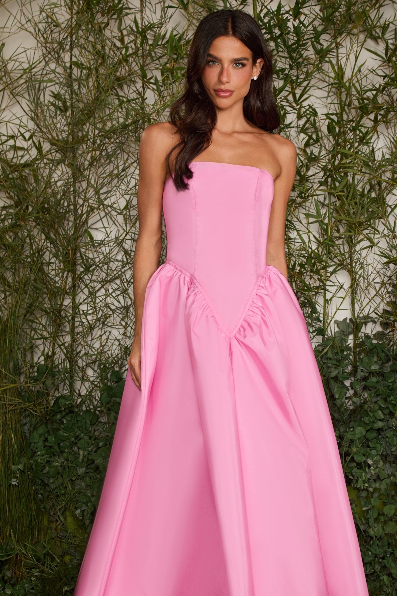 VESTIDO LONGO PAMELA TAFETA COLEÇÃO VERÃO 27