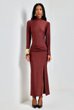 VESTIDO LONGO TRILOBAL COLEÇÃO INVERNO 25