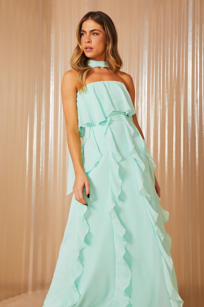 VESTIDO LONGO ROMANA COLEÇÃO ALTO VERÃO 24
