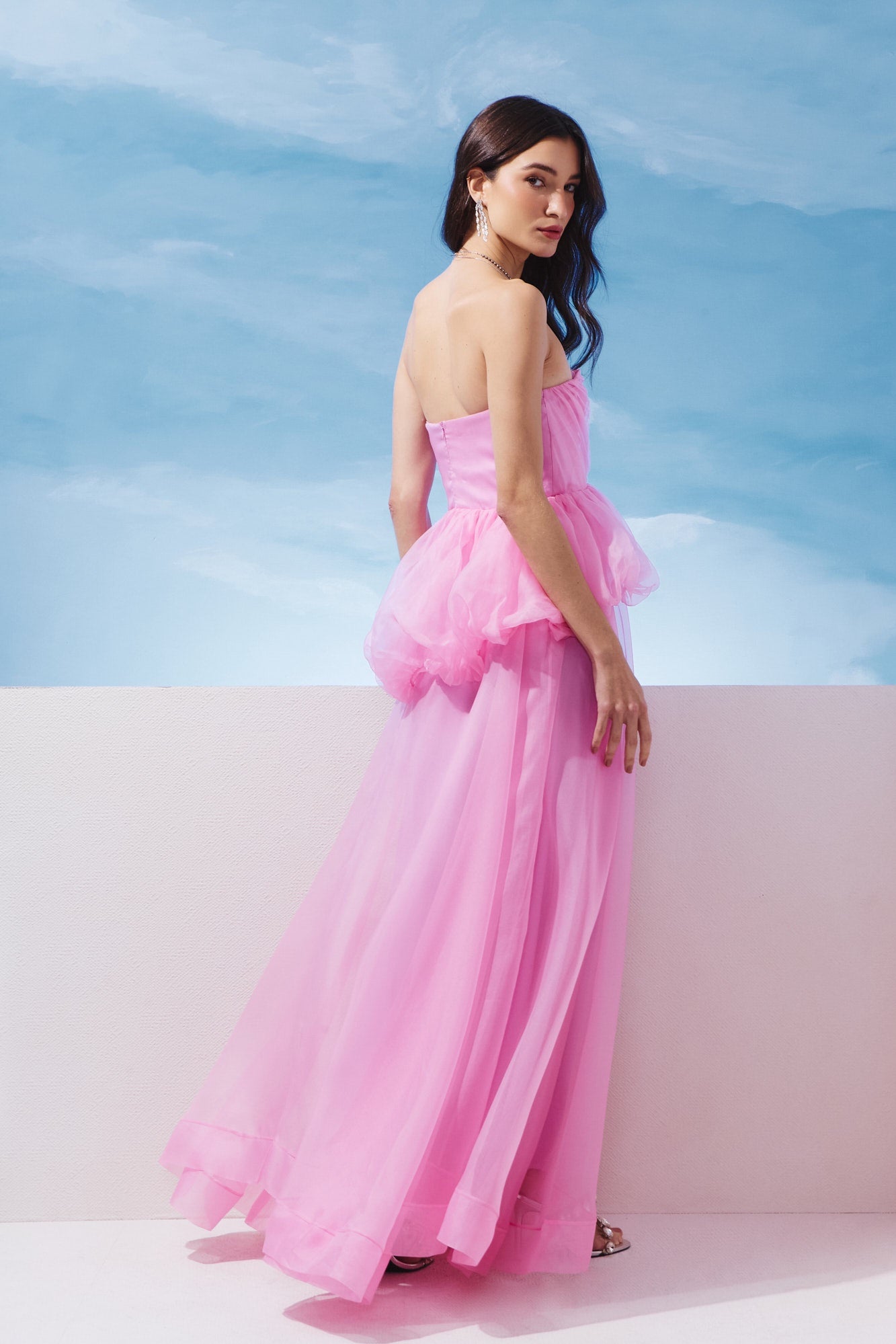 VESTIDO LONGO BASQUE COLEÇÃO VERÃO 27